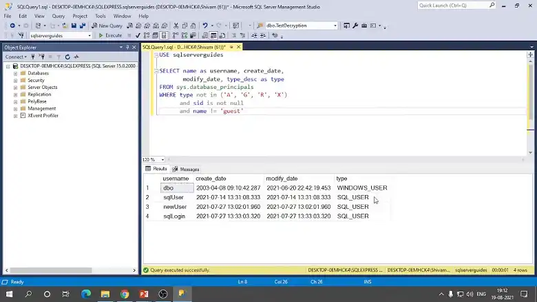 Using Transact-SQL