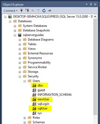 Using SQL Server Management Studio