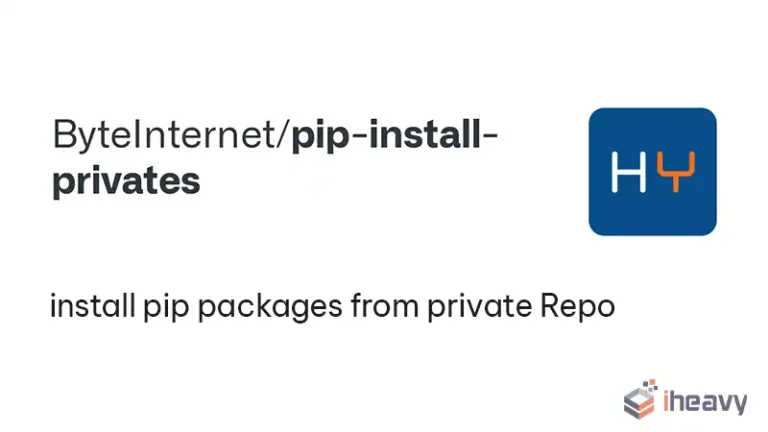 Pip Install from Private Repo