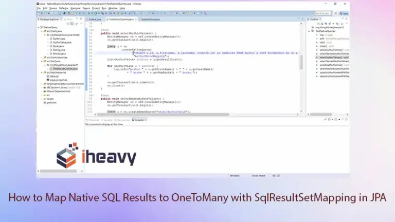 How to Map Native SQL Results to OneToMany with SqlResultSetMapping in JPA