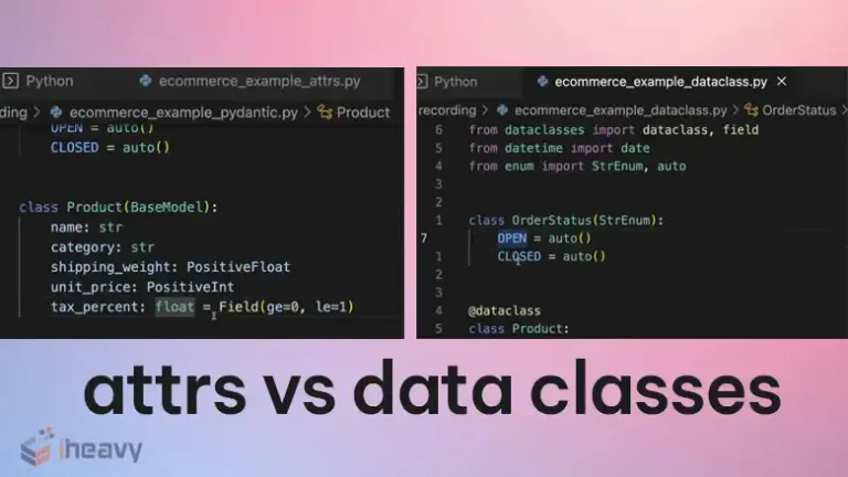 attrs vs dataclasses: A Comparative Analysis